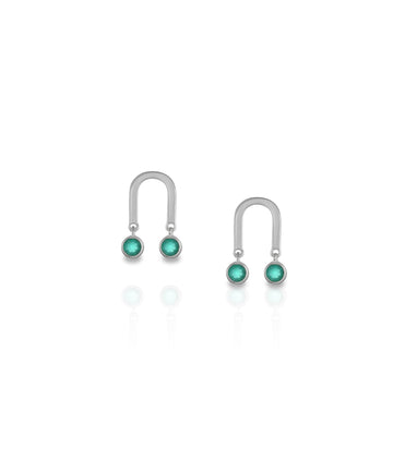 Medium Arc Drop Earrings