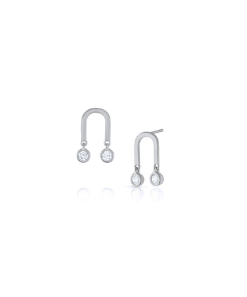 Medium Arc Drop Earrings