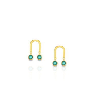 Medium Arc Drop Earrings